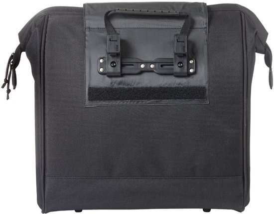Basil Grand Tarpaulin Fietsshopper - enkele fietstas - 23 Liter - Zwart van Basil — afbeelding 2