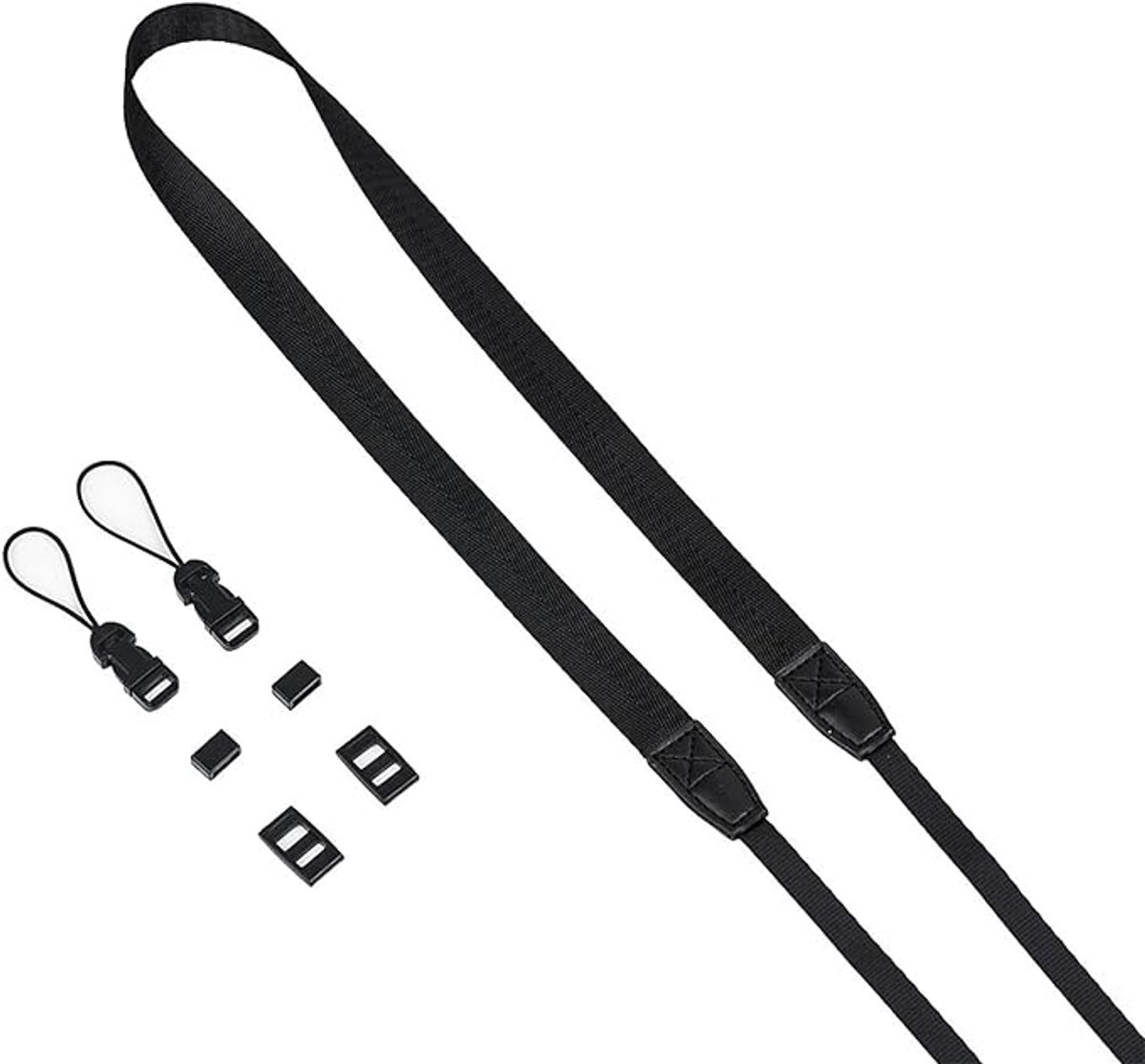 Sounix Camera Strap Compact - Riem - Schouderband - Draagriem - Universeel - Zwart