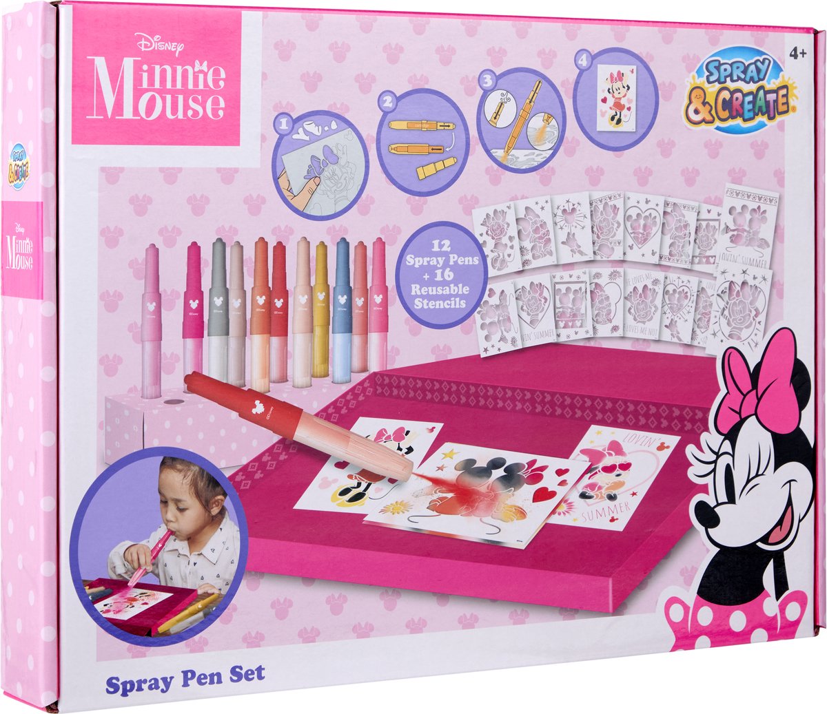 Disney Minnie Mouse - Spray Pen Set Deluxe