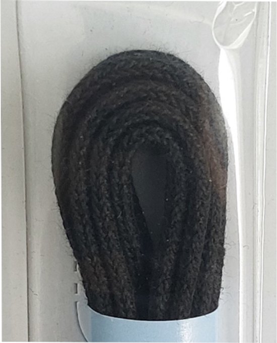 Gala Veter - Zwart - Dun Rond - Lengte 90 cm - Dikte 2 mm - Schoenveter