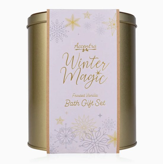 Coffret cadeau pour femme - Produits de soin - Magie hivernale dans une boîte dorée