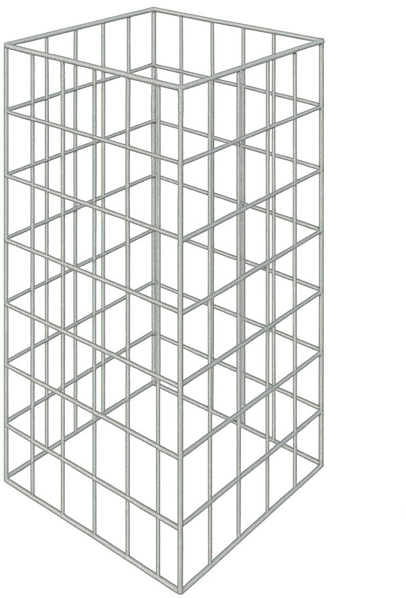 bladkorf 100x50x50 cm incl tang en ringen.