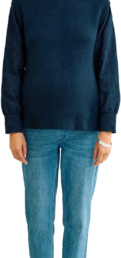 Pull d'allaitement bi-matière Vertbaudet