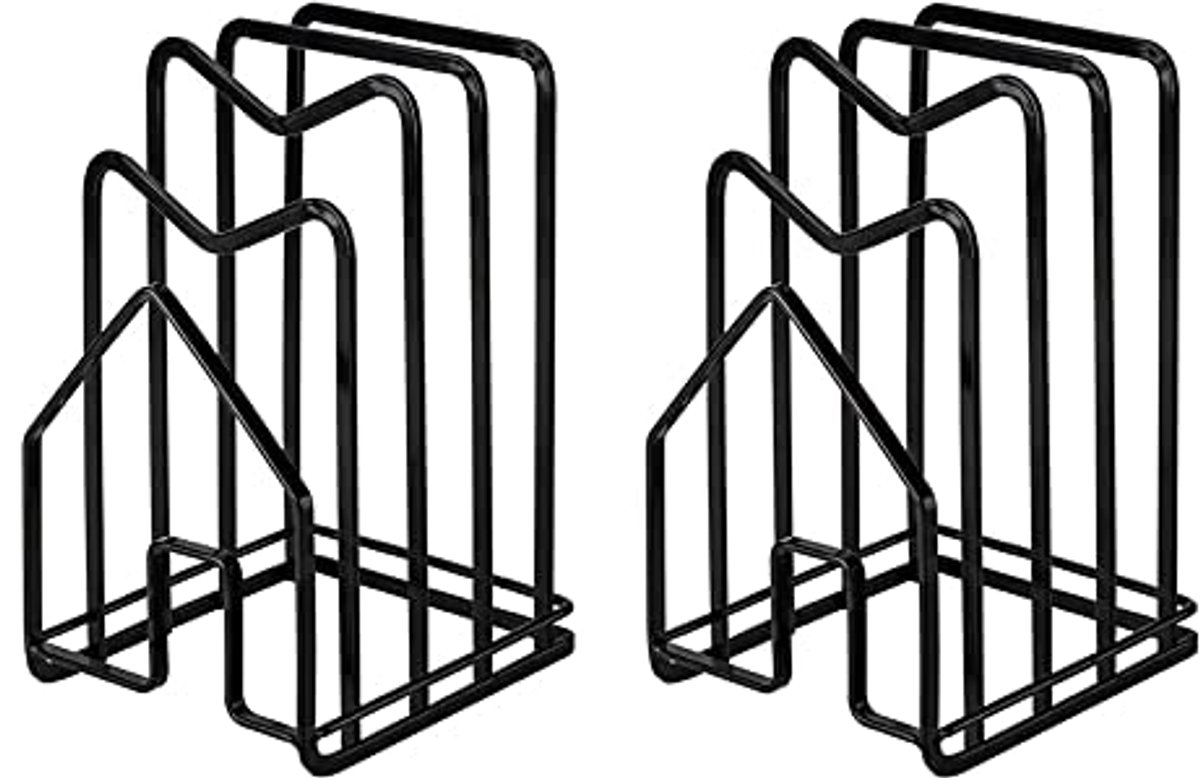 2-Pack Snijdplankhouder - Organizer voor Pannen, Deksel en Bakplaten - Keuken Essentials