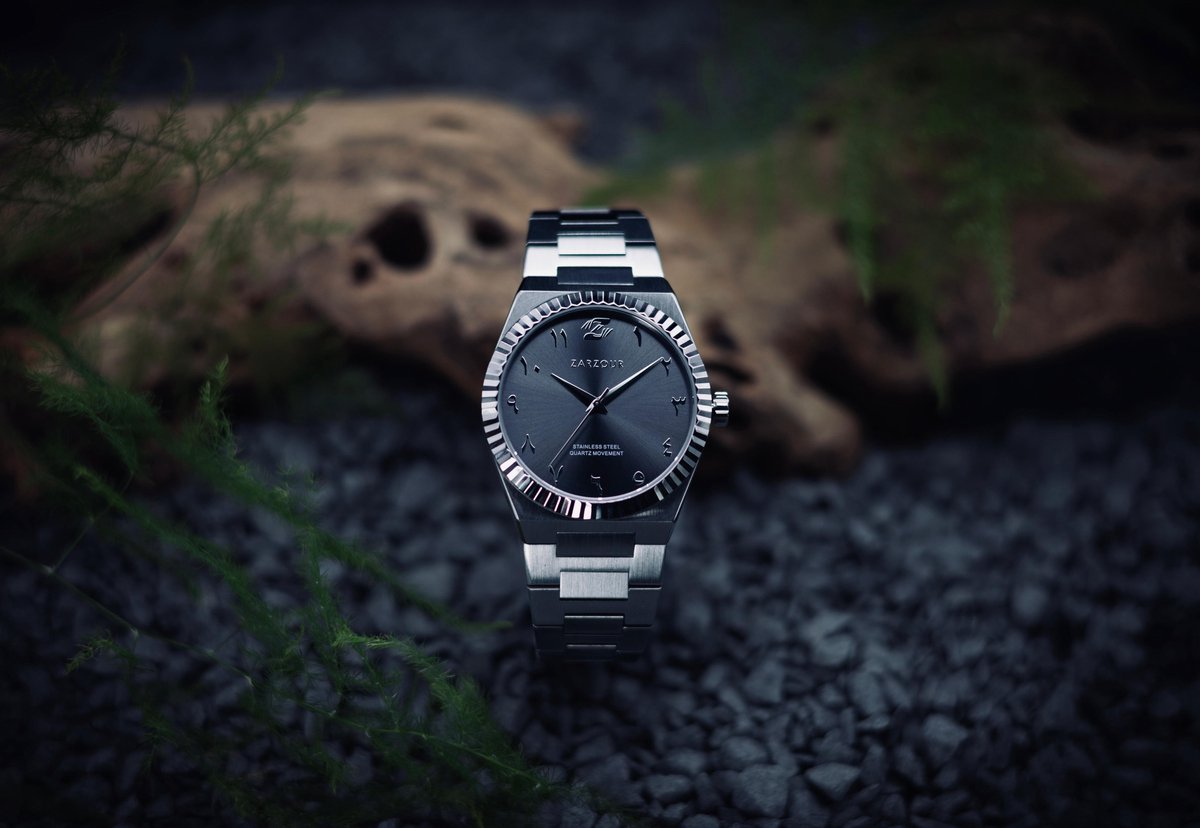 Zarzour Verona Heren Horloge - Zilver - Waterdicht - Roestvrij Staal - 40mm