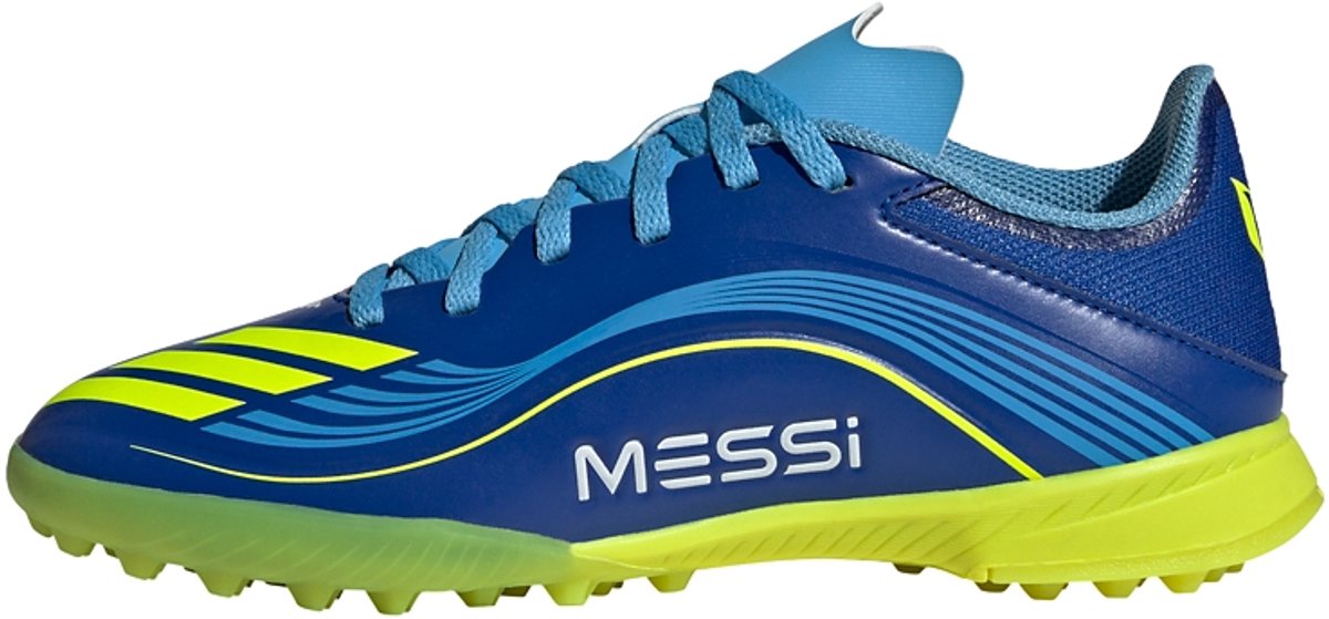 adidas Performance F50 Messi League Turf Voetbalschoenen Kids - Kinderen - Blauw