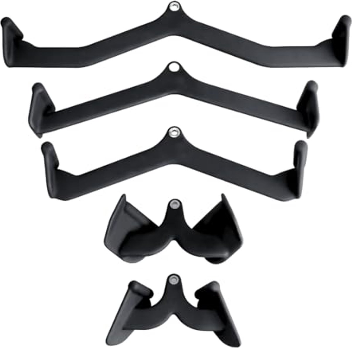 Multi Grip Attachment Set - Verstelbare Handvatten voor Lat Pulley en Roeien - Ergonomische Grepen voor Thuisgym