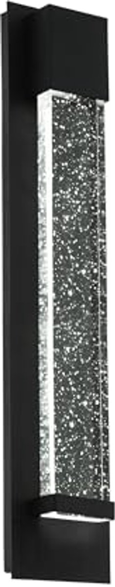 Tweevlammige led-buitenlamp van aluminium en glas – Wandverlichting met IP44 bescherming