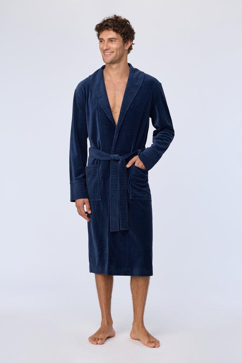 Lords & Lilies kamerjas heren - donkerblauw - 252-51-RNA-V/831 - maat S
