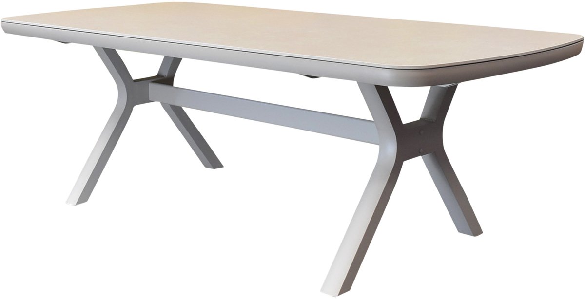 Vespera dining tuintafel 220x100xH74 cm latte