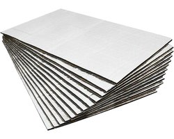 Isolatiemat voor geluidsisolatie en warmte-isolatie in en buiten auto - 12 stuks