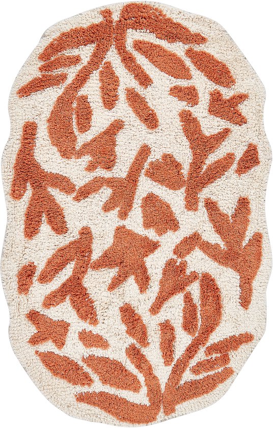 DERIK - Badmat - Lichtbeige - 60 x 90 cm - Katoen