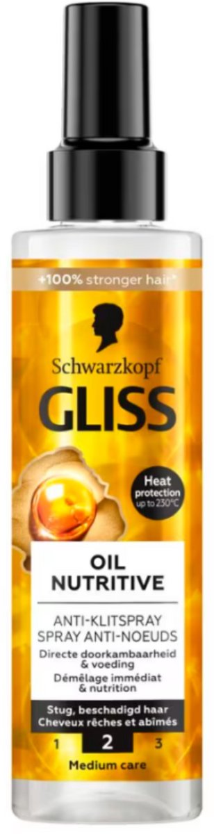 Gliss Kur Hair Repair - Oil Nutritive Anti-Klit Spray 200ml