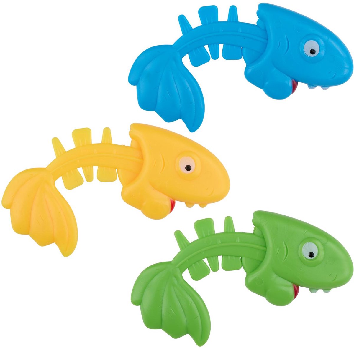 Eddy Toys Duikspel 3 Stuks - Dive Game Zwembad - Zwembad Duikspeelgoed Kinderen - Waterspeelgoed met Zinkende Figuren - Groen, Geel en Blauw