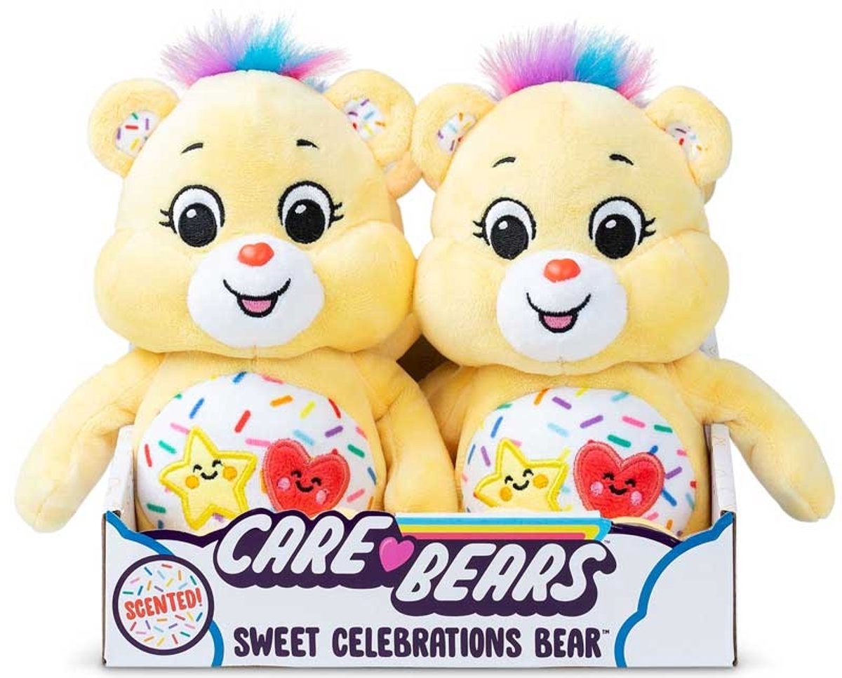 Care Bears knuffelbeer 22cm Sweet Celebrations - pluche speelgoed.