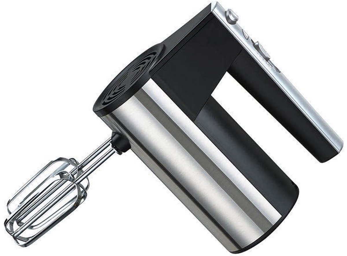 Hand Mixer - 200W 7-Snelheden – RVS Behuizing – Multifunctioneel voor Kloppen, Mixen en Kneden – Thuis en Horeca