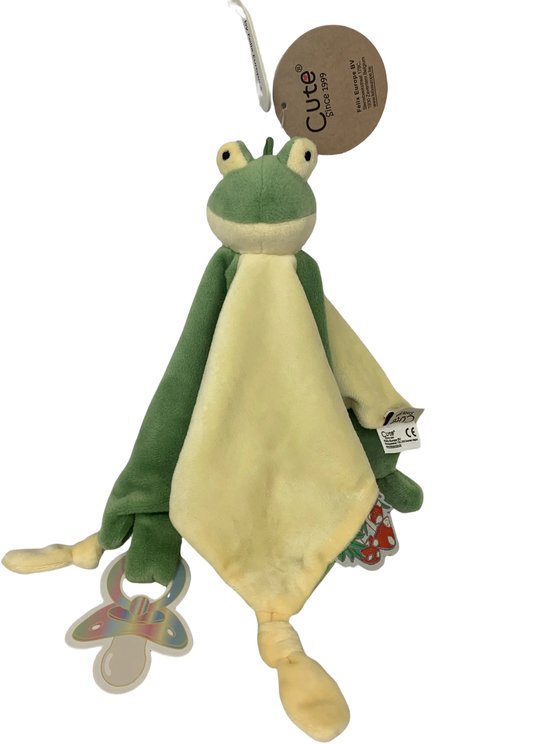 Cute since 1999 - Gracia de Kikker - Knuffeldoekje - Doudou - 30 x 30 cm van Merkloos — afbeelding 5