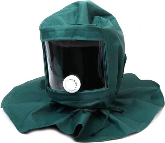 Helm Beschermend Masker Anti-Wind Anti-Stof voor Zandstralen Zandstraler