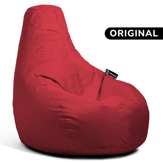 Casacomfy Premium Original - Zitzak - Voor Volwassenen & Kinderen - Inclusief 200L Vulling - Binnen & Buiten - Rood