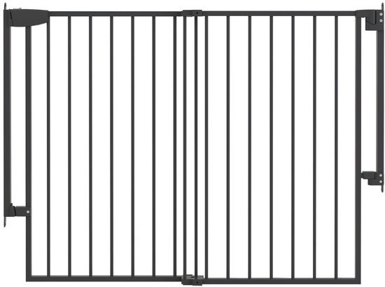 Barrière d'escalier extensible ADSafety - 72 à 107 cm - Fixation à vis - Barrière de sécurité - Barrière pour enfants - Barrière pour chiens - Zwart