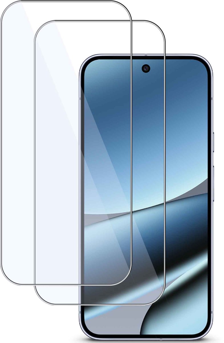 2x TechNow Screenprotector geschikt voor Google Pixel 10 Pro XL Screenprotector - Gehard Glas - Rounded - Proteqt+