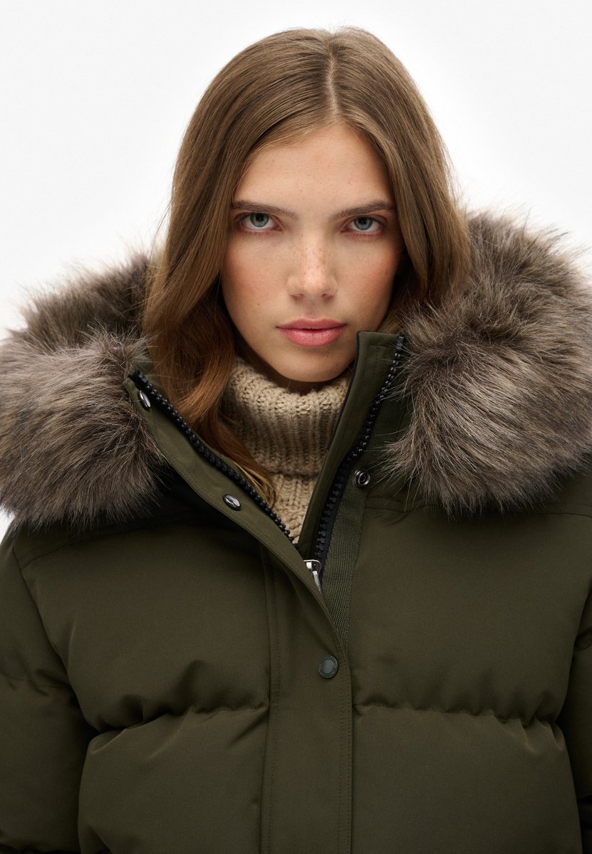 Superdry Everest Classic Puffer Jas Dames Gewatteerde jassen Groen