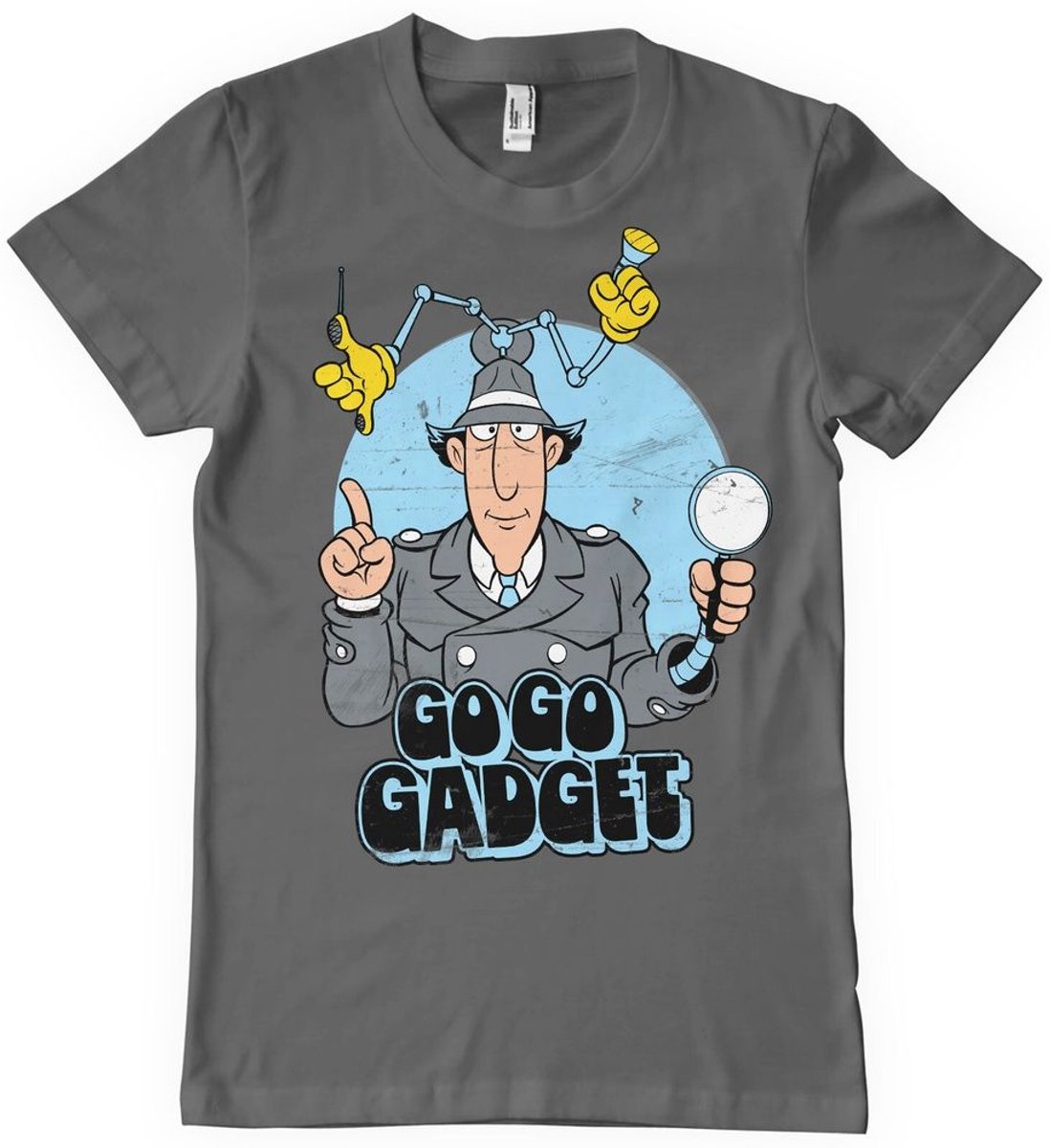 Inspector Gadget T-Shirt Go Go Gadget T-Shirt CPLG-1-IG002-H68-14 DarkGrey-S