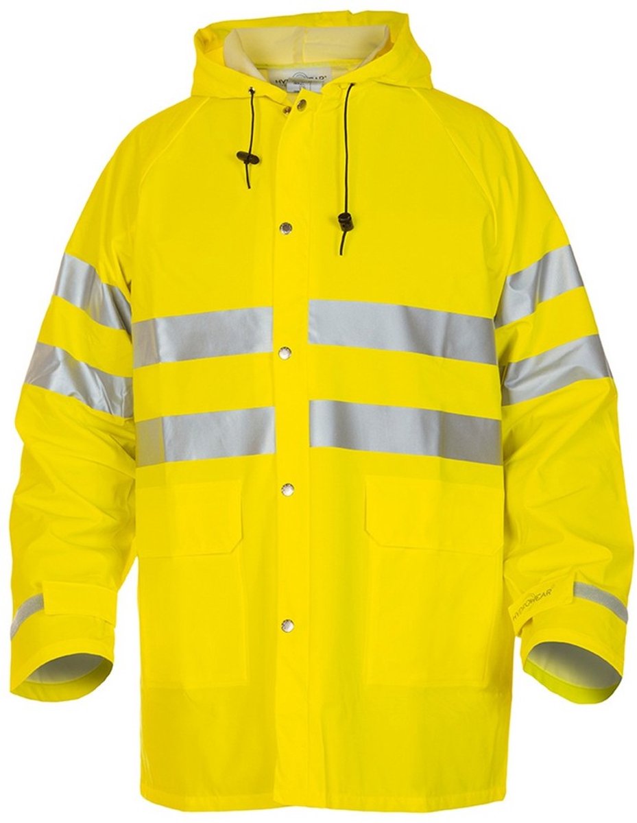 Hydrowear Arbeitsjacke Regenjacke Valencia Neongelb-XXL