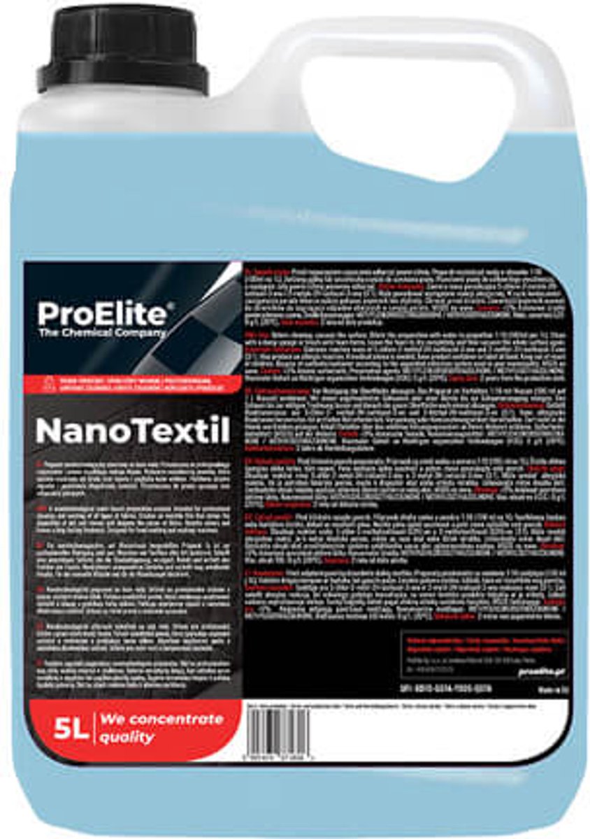 PROELITE NANOTEXTIL TEXTILE CLEANER AND PROTECTOR 5L