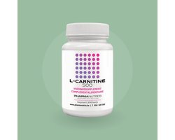 PharmaNutrics L-Carnitine 500 – Vetverbranding, Energie & Sportprestaties – 60 Tabletten
