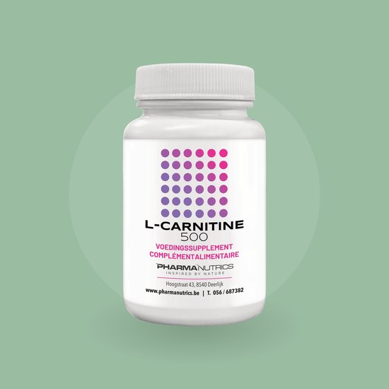PharmaNutrics L-Carnitine 500  Vetverbranding, Energie & Sportprestaties   60 Tabletten | bol