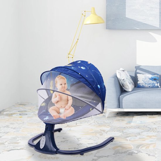 LiveTastic - Balançoire bébé - Électrique - Télécommande incluse - 5 V - Plastique - Pour enfants de 1 à 2 ans - Charge maximale : 20 kg