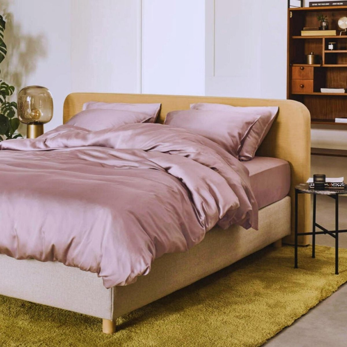 KOALA HUG Dekbedovertrek 100% Tencel lyocell, pink blush 140x220 + 1 kussensloop 60x70 – Temperatuurregulerend | Ventilerend & Absorberend | Anti-allergie & Hypoallergeen | Zacht voor huid & haar | 100% Plantaardig | Plasticvrij