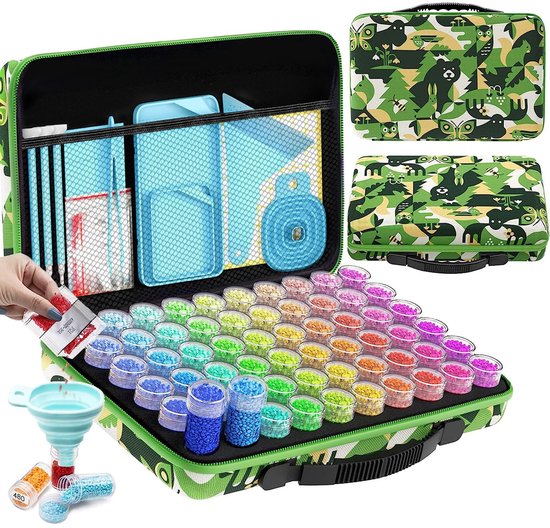 Diamond Painting Accessoires Koffer - 30 Stuks - Draagbaar en Multifunctioneel