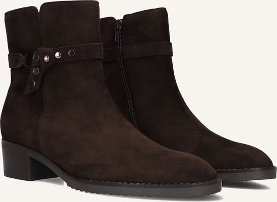 Gabor 512 Enkellaarsjes - Enkelboots met rits - Dames - Bruin - Maat 39