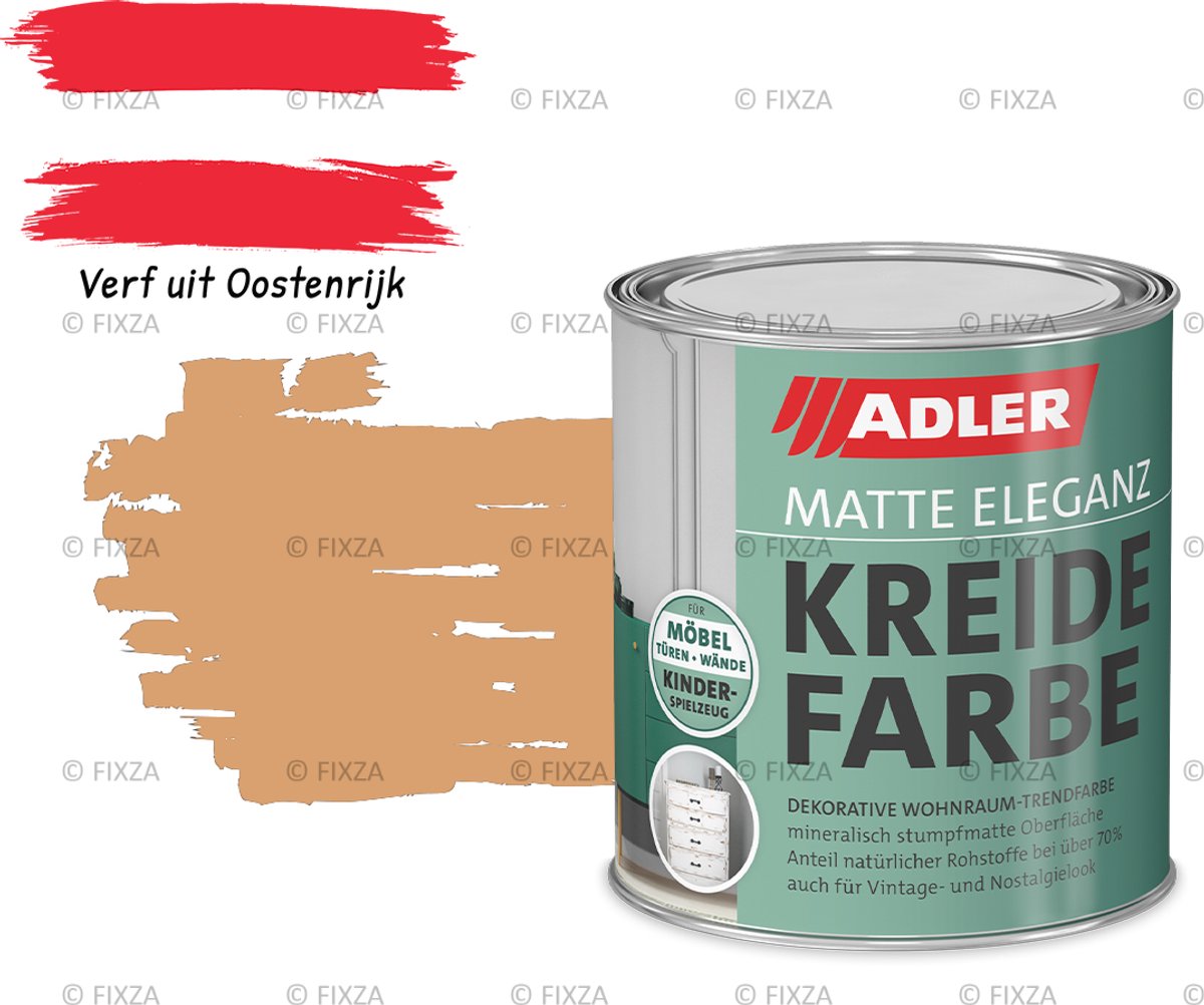 ADLER Vivido Krijtverf – Aster – Duurzame matte verf voor hout, meubels, deuren, metaal en kunststof – 375 ml