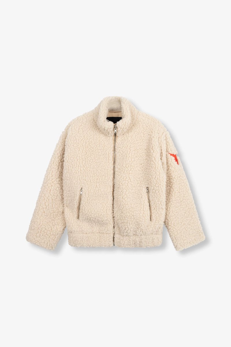 ALIX THE LABEL WOVEN TEDDY COAT