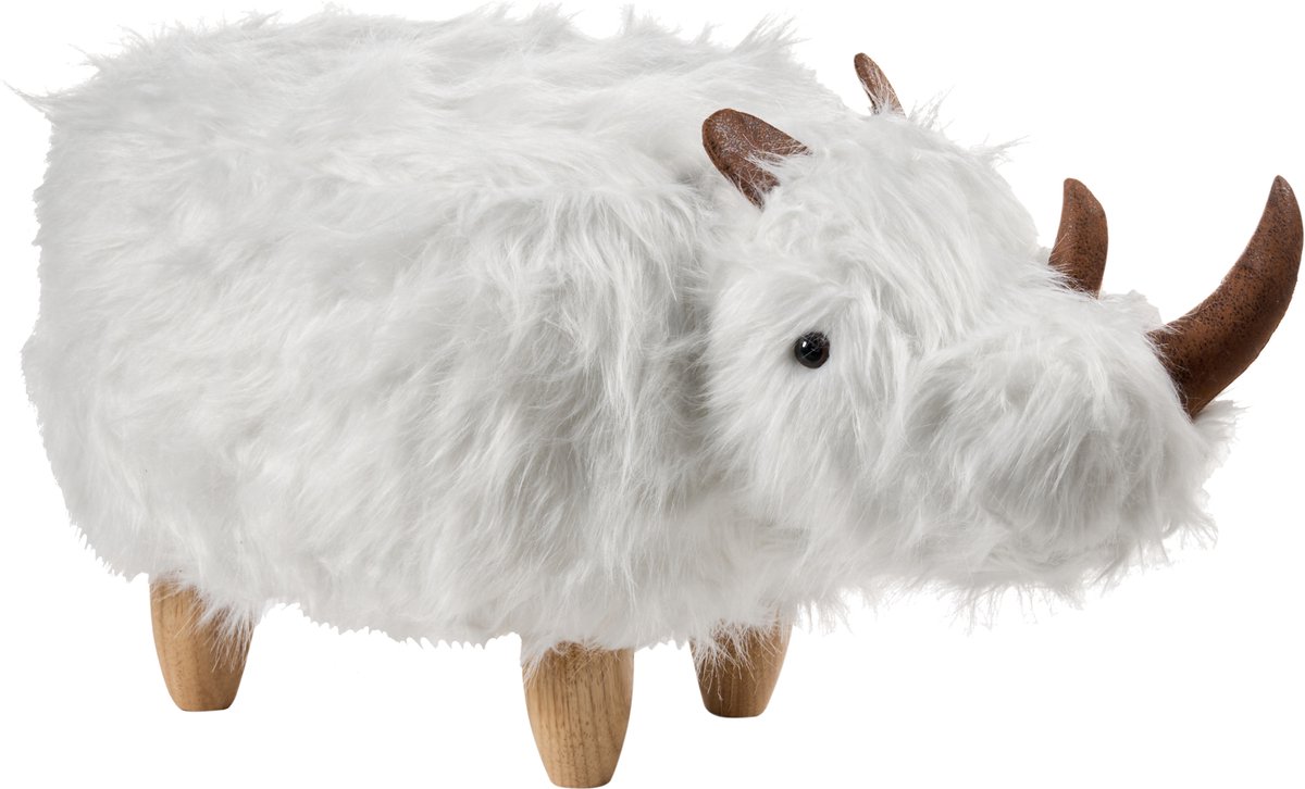 WOOLLY - Dierenpoef - Wit - Nepbont