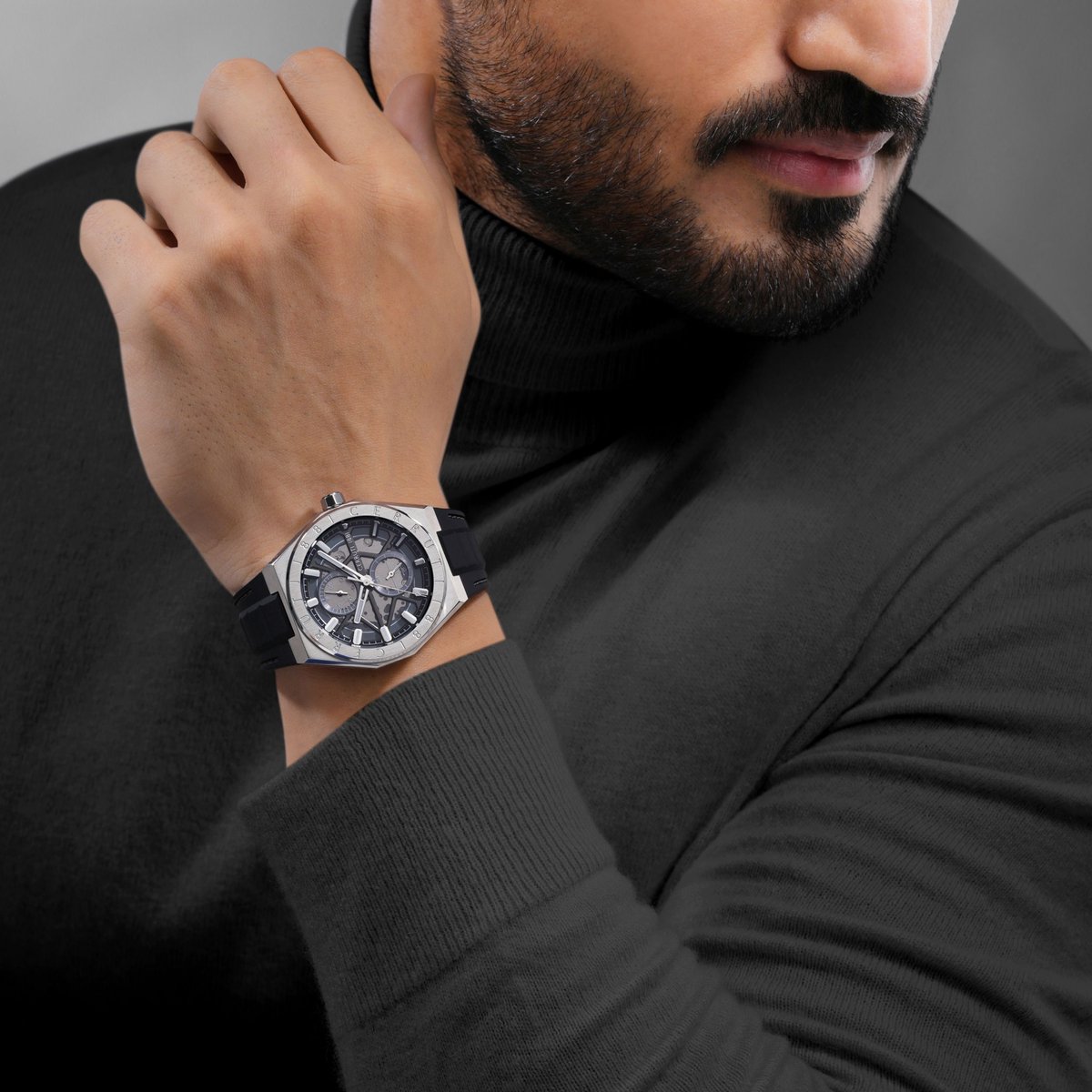 Horloge Ravello Black - Silver