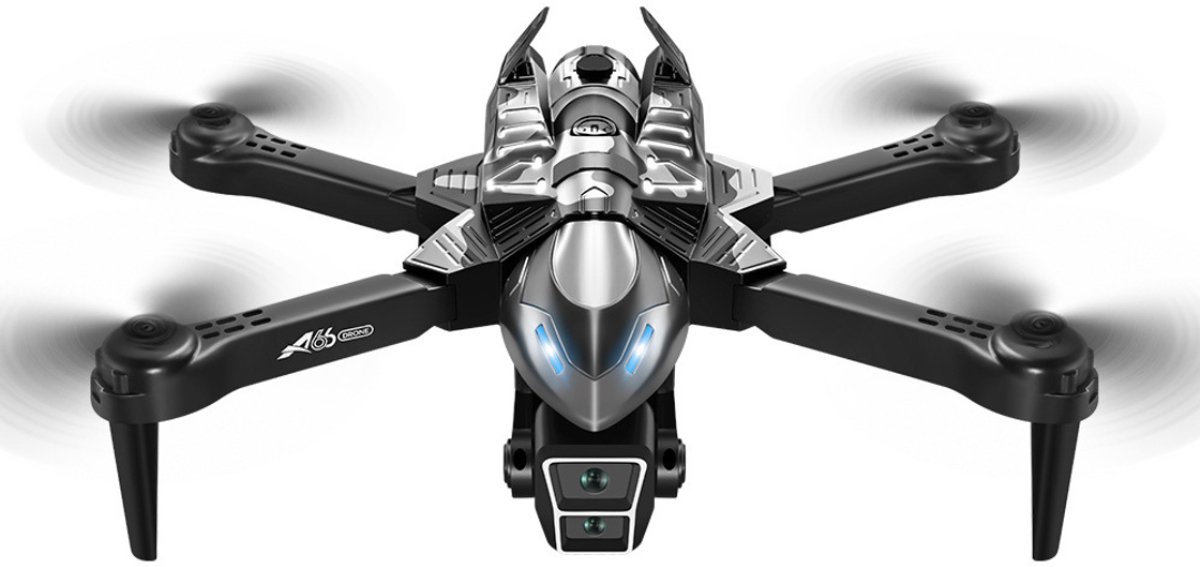 A66 Drone met HD Dual Camera – Mistfunctie – Obstacle Avoidance – 90° Verstelbare Camera – Extra Accu – Inclusief Opbergtas – Zonder Vliegbewijs