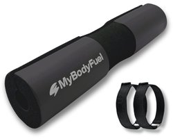 MyBodyFuel - Barbell pad - Voor Squat & Hip Thrust - Nekbeschermer voor halterstang - Squat Pad/Kussen - Zwart
