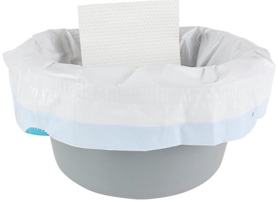 Floressa Toiletemmer zakken - 20 stuks - Toiletemmerzakken - Toiletzakken - Absorberende Pads - Camping toilet - Toiletstoel