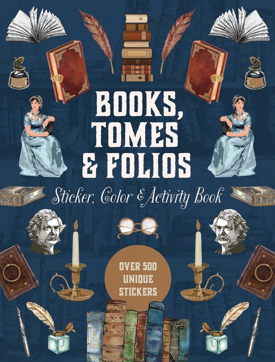 Sticker Activity Deluxe Editions- Books, Tomes & Folios Stic ... - cover