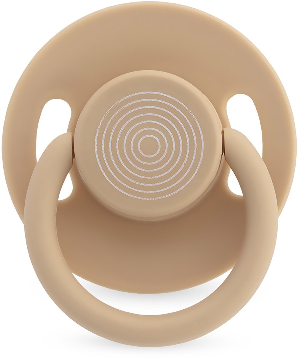 Weebaby Cool Oat No.2 6-18 mnd Ronde Siliconen Fopspeen