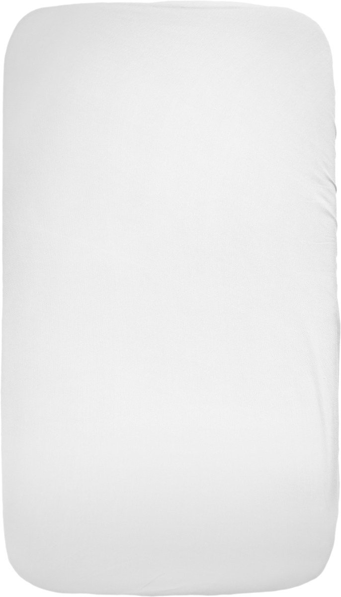 MamaLoes Jersey Wit 50x90 cm Co-sleeper Wieg aan Bed Hoeslaken
