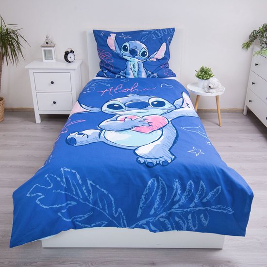 Disney Lilo & Stitch Dekbedovertrek Aloha - 140 x 200 cm + 70 x 90 cm - Katoen van Disney — afbeelding 5