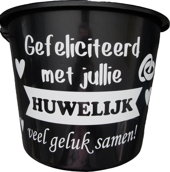 Cadeau Emmer – Gefeliciteerd Huwelijk