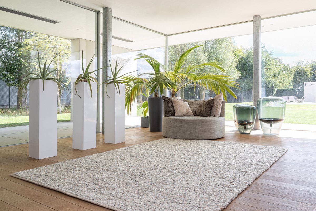 Acsento Ferrara Natural Mix 115 Vloerkleed - 200 x 290 cm - Beige - Rechthoekig - Wol - Woonkamer, Slaapkamer - Gespikkeld - Modern, Scandinavisch, foto 2