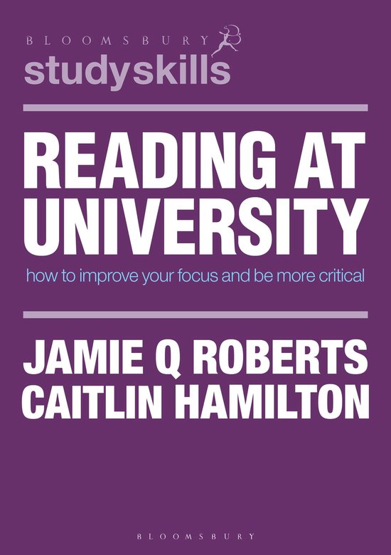 Bloomsbury Study Skills - Reading at University - cover