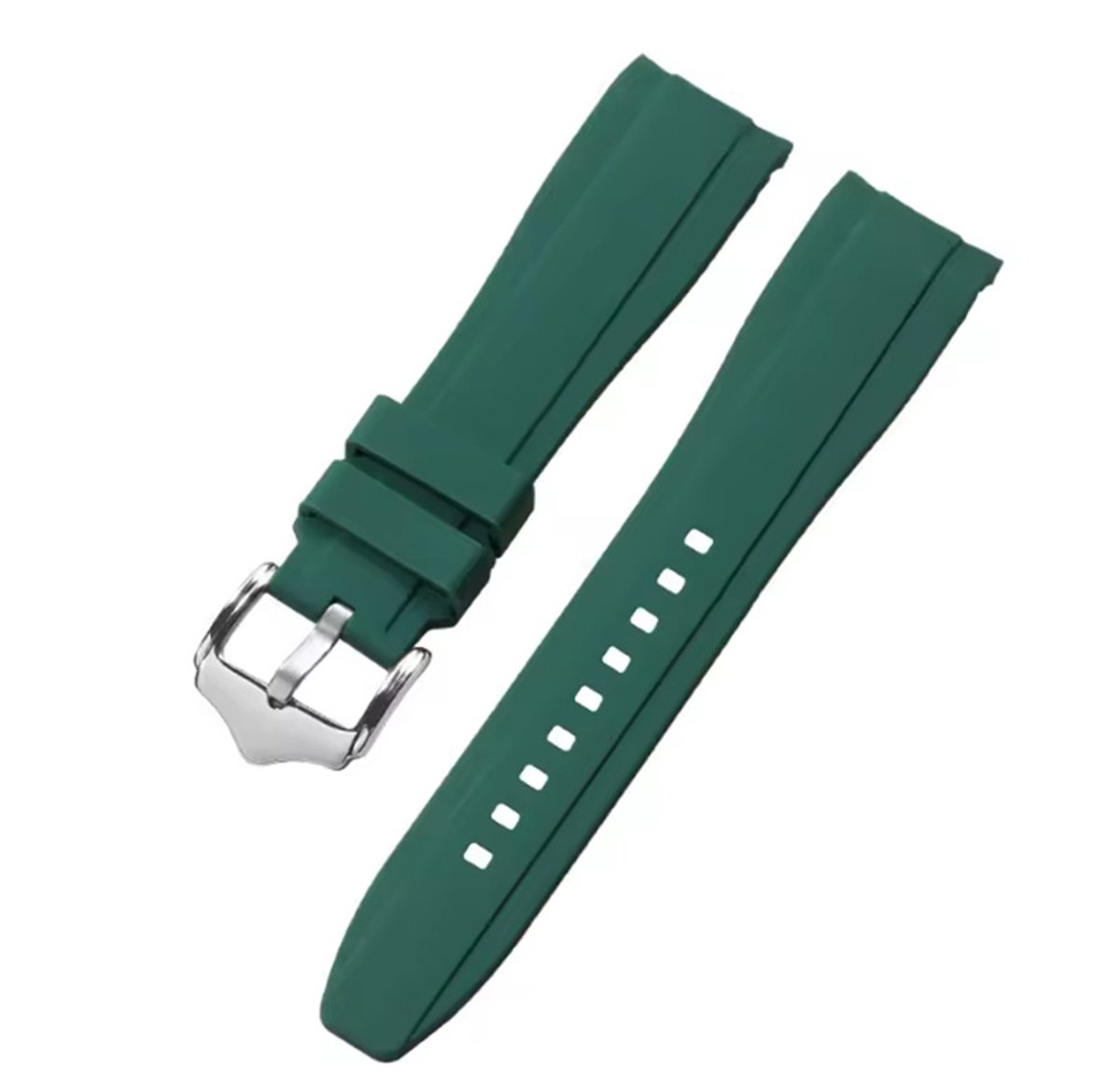 Actie4you® - Premium Siliconen Horlogebandje - Compatibel met Swatch X Omega MoonSwatch (20MM) - Donker Groen